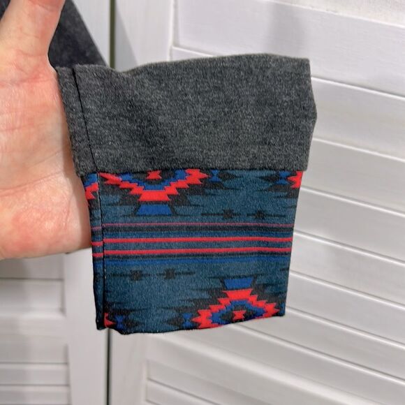 Simply Southern Small Gray Hoodie Lightweight Pullover - Picture 7 of 15